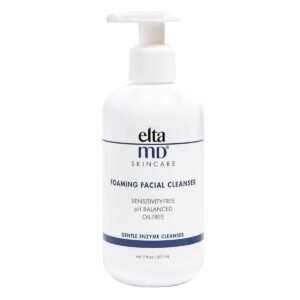 Elta MD 7 Fl .Oz 207ml Moisturizer Facial Kit with Daily Foaming Facial Cleanser, Gentle for Sensitive Skin