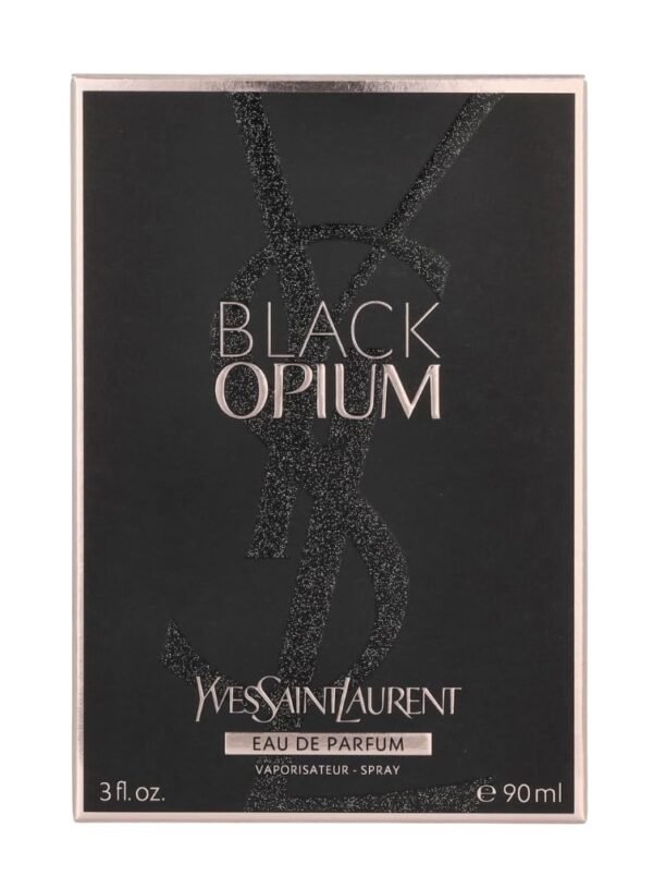 Yves Saint Laurent Eau De Parfum Spray for Women, Black Opium, 3 Ounce,90ML