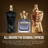 Jean Paul Gaultier Scandal Men Perfume Collection Le Eau de Parfum Intense Refillable Spray, 3.4 Ounce