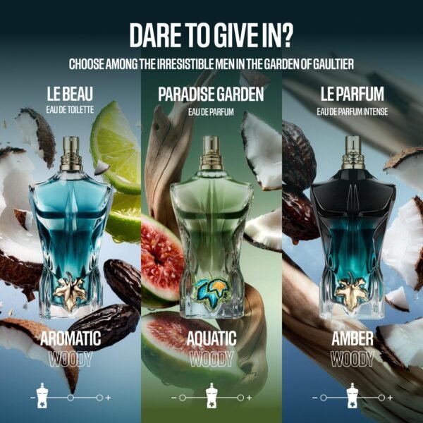 Version 1.0.0 Jean Paul Gaultier Men's Fragrance Collection 125 ml / 4.2 oz Long Lasting Amber Woody Aromatic Cologne