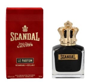 Version 1.0.0 Jean Paul Gaultier Scandal Men Perfume Collection Le Eau de Parfum Intense Refillable Spray, 3.4 Ounce