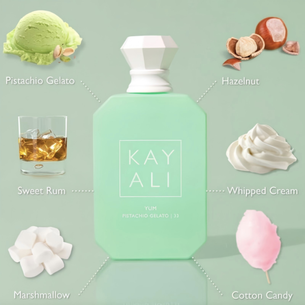 Yum Pistachio Gelato 33 KAYALI Huda Beauty Perfume Collection Eau de Parfum 100ml