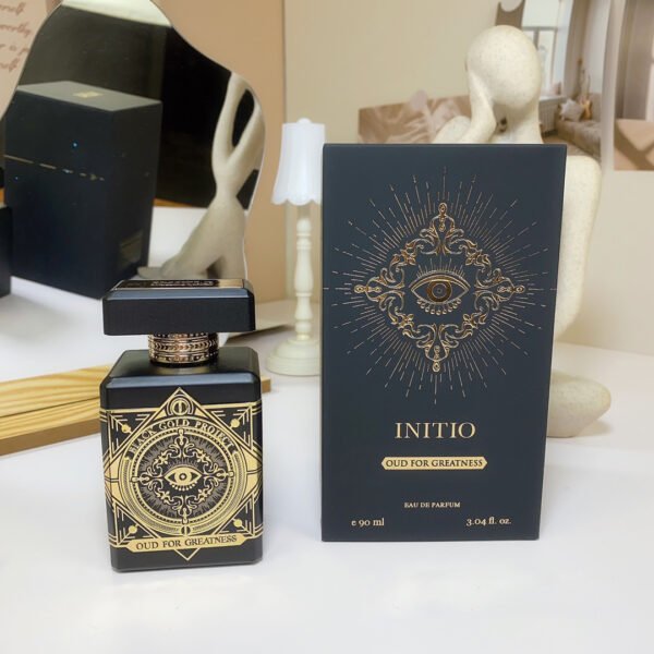 mmexport1695431234937 INITIO PARFUMS PRIVÉS - Oud for Greatness Happiness - 3.04 Fl Oz - Eau De Parfum Unisex - Main notes Natural Oud Wood, Agarwood Oil, Lavender, Saffron, Patchouli, Musk - 90ml